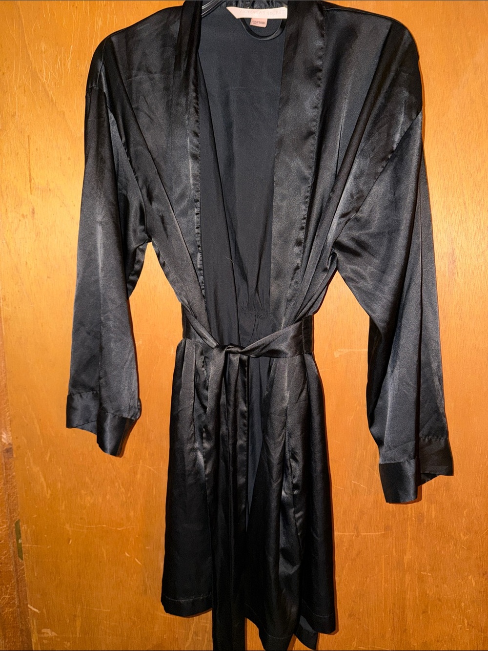 Vintage Victoria, secrets Black Satin Robe